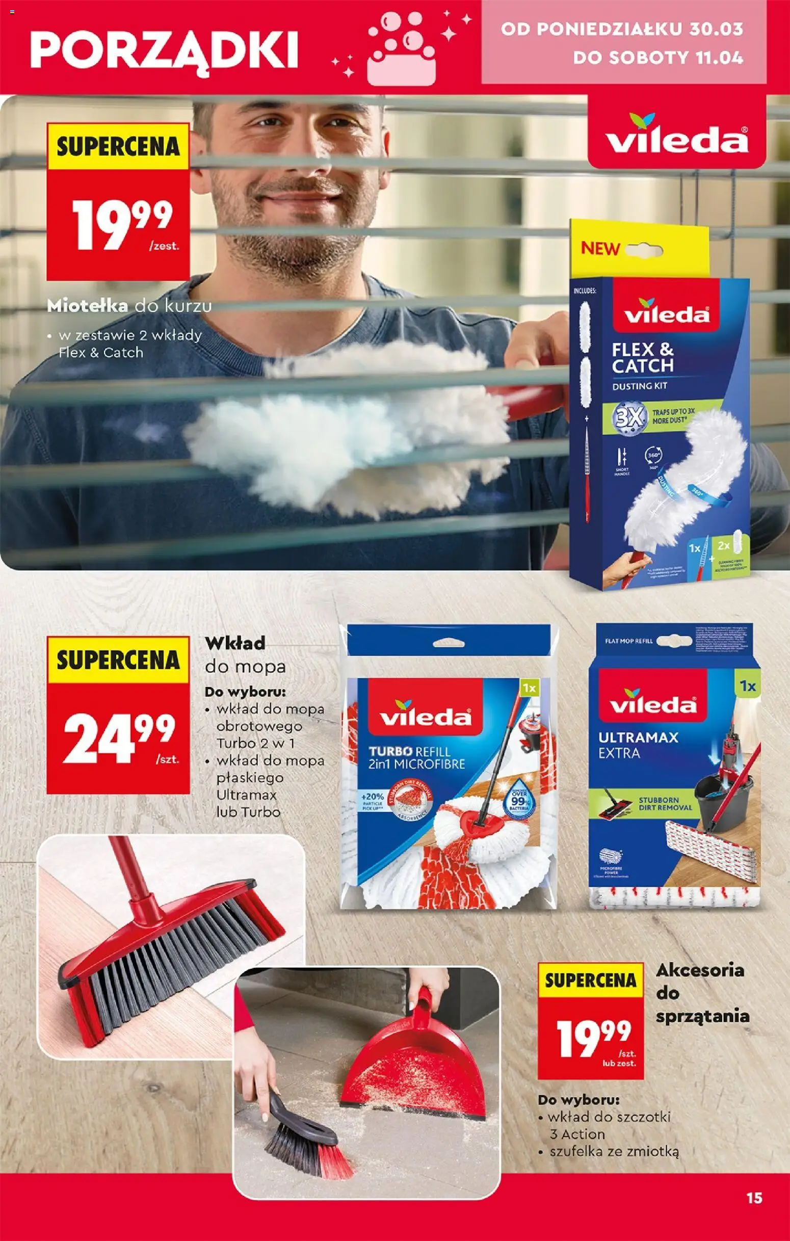 Biedronka Polsko leták - Hity i inspiracje od 28.03.2026 | Strana: 15 | Produkty: Mop