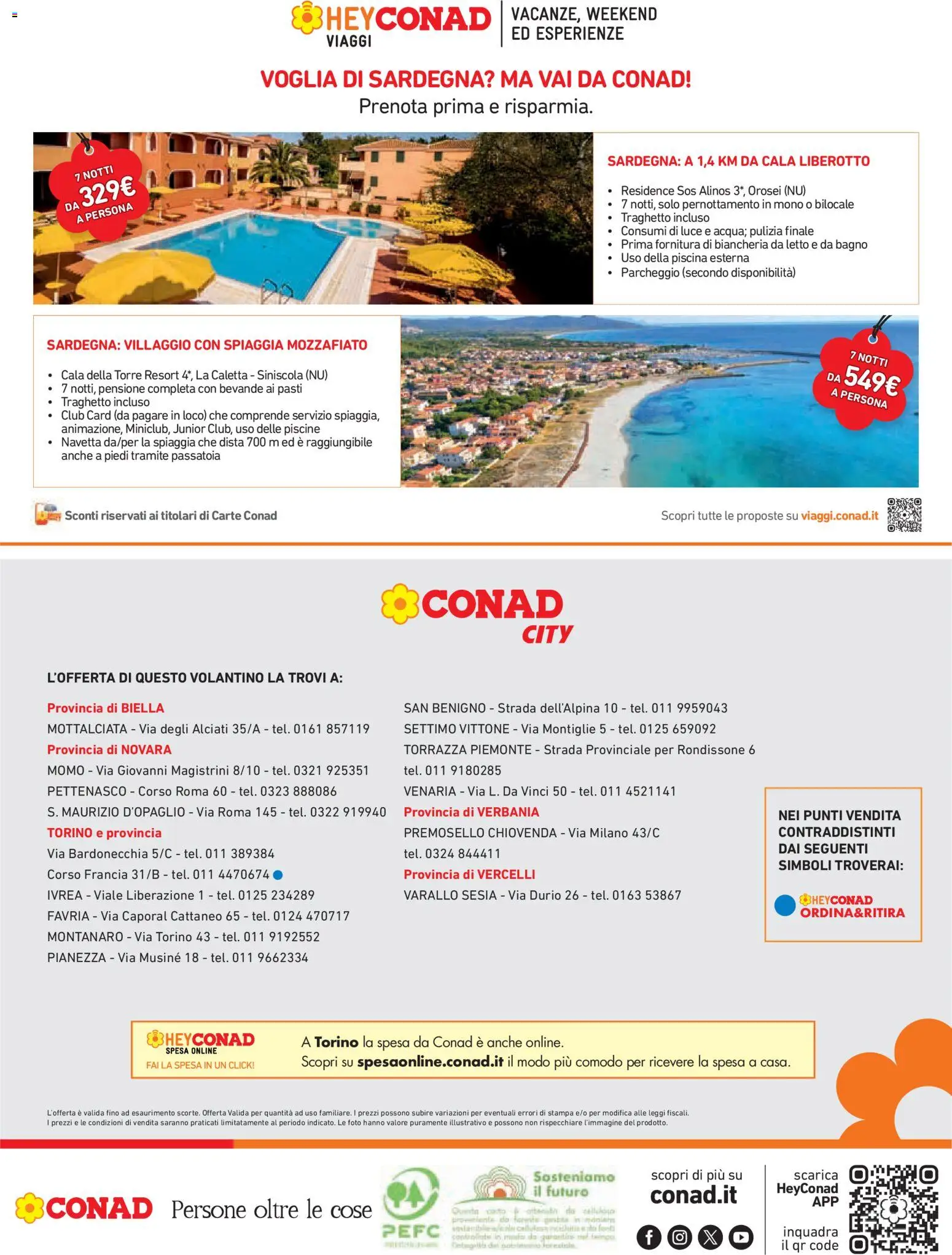 Volantino Conad del 08.04.2026 | Pagina: 20 | Prodotti: Stampa, Letto, Biancheria da letto, Bagno