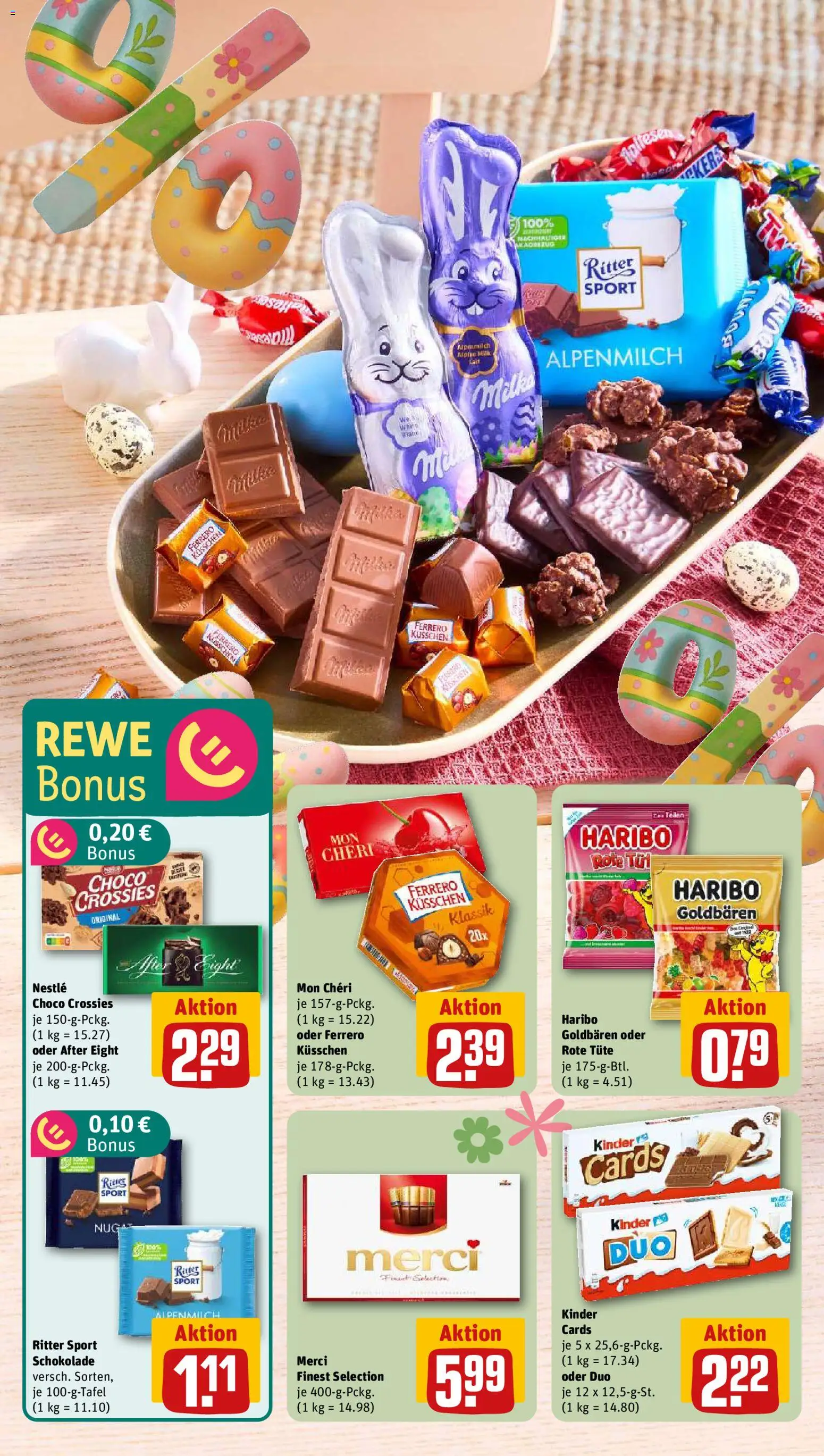 Rewe ihr Kaufpark Prospekt 	 – gültig ab 23.03.2026 | Seite: 15 | Produkte: Merci, Haribo, Schokolade, Milka