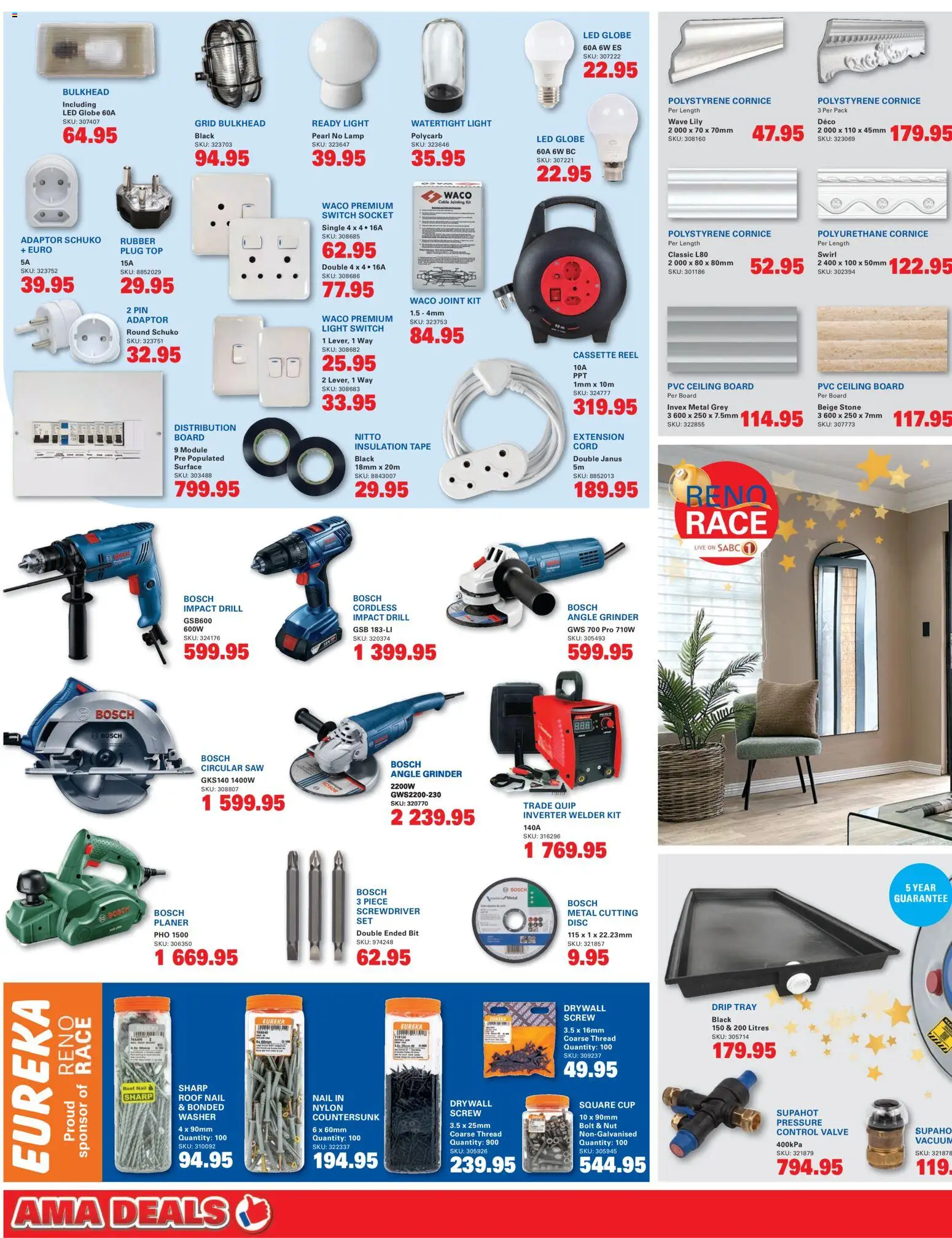 New Cashbuild catalogue – valid from 08.12.2025 | Page: 2 | Products: Grinder, Drill, Switch, Valve