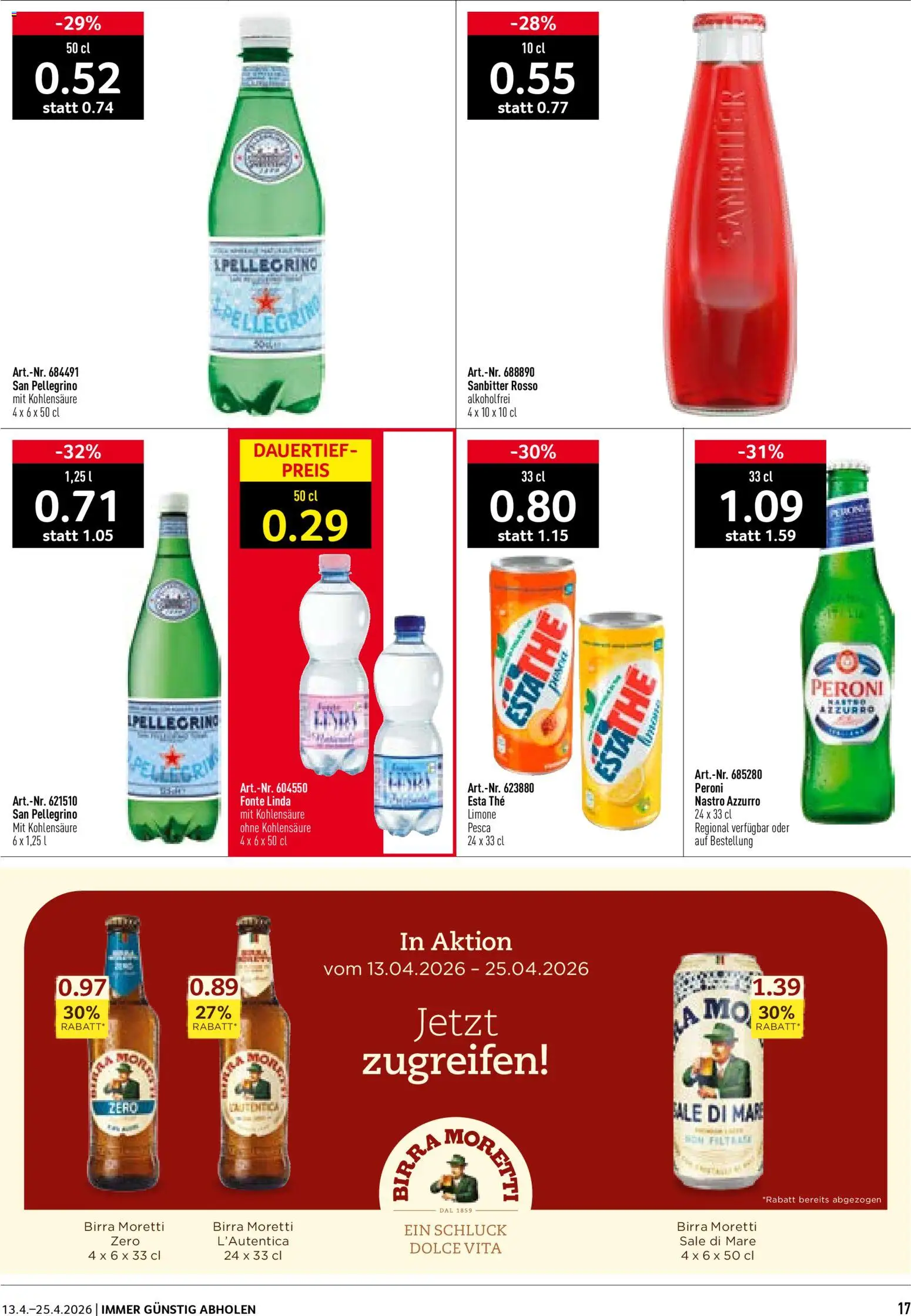 Prodega aktionen Italien – gültig ab 13.04.2026 | Seite: 17