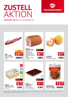 Transgourmet Zustellaktion ab 15.12.2025 gültig
