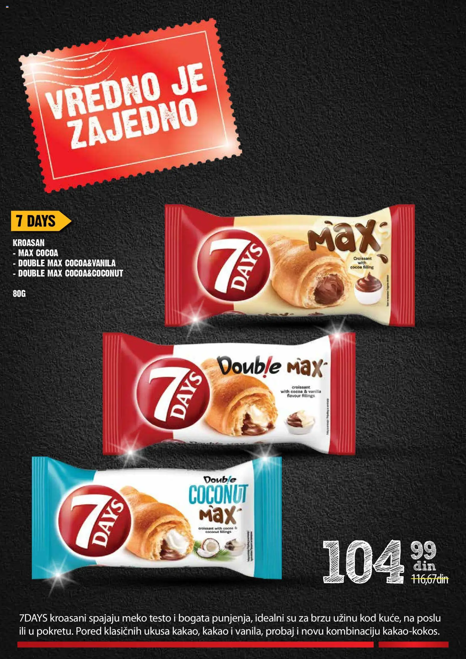Idea katalog - važi od 13.11.2025 | Strana: 22 | Proizvode: 7days, Kroasan