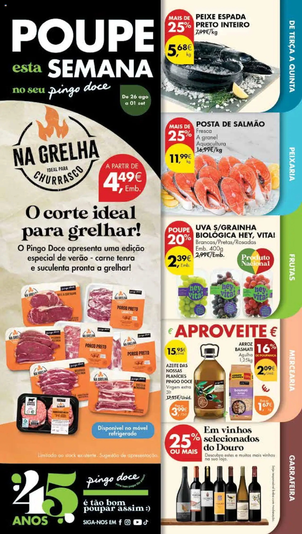 Pingo Doce Poupe Esta Semana Madeira │ válido de 26.08.2025 | Página: 1 | Produtos: Azeite, Arroz basmati, Salmão, Arroz