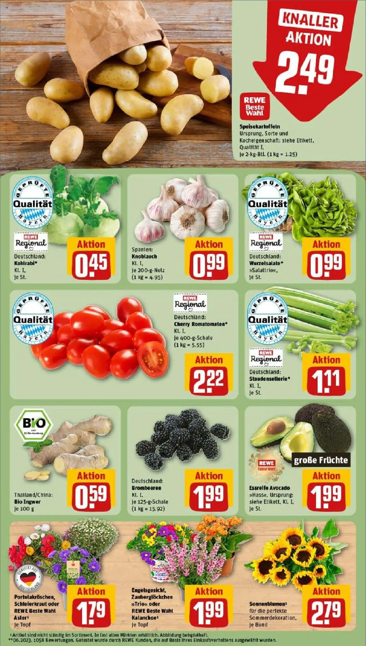 Rewe prospekt Rimpar	 - gültig ab dem 06.07.2025 | Seite: 7 | Produkte: Kohlrabi, Avocado, Knoblauch