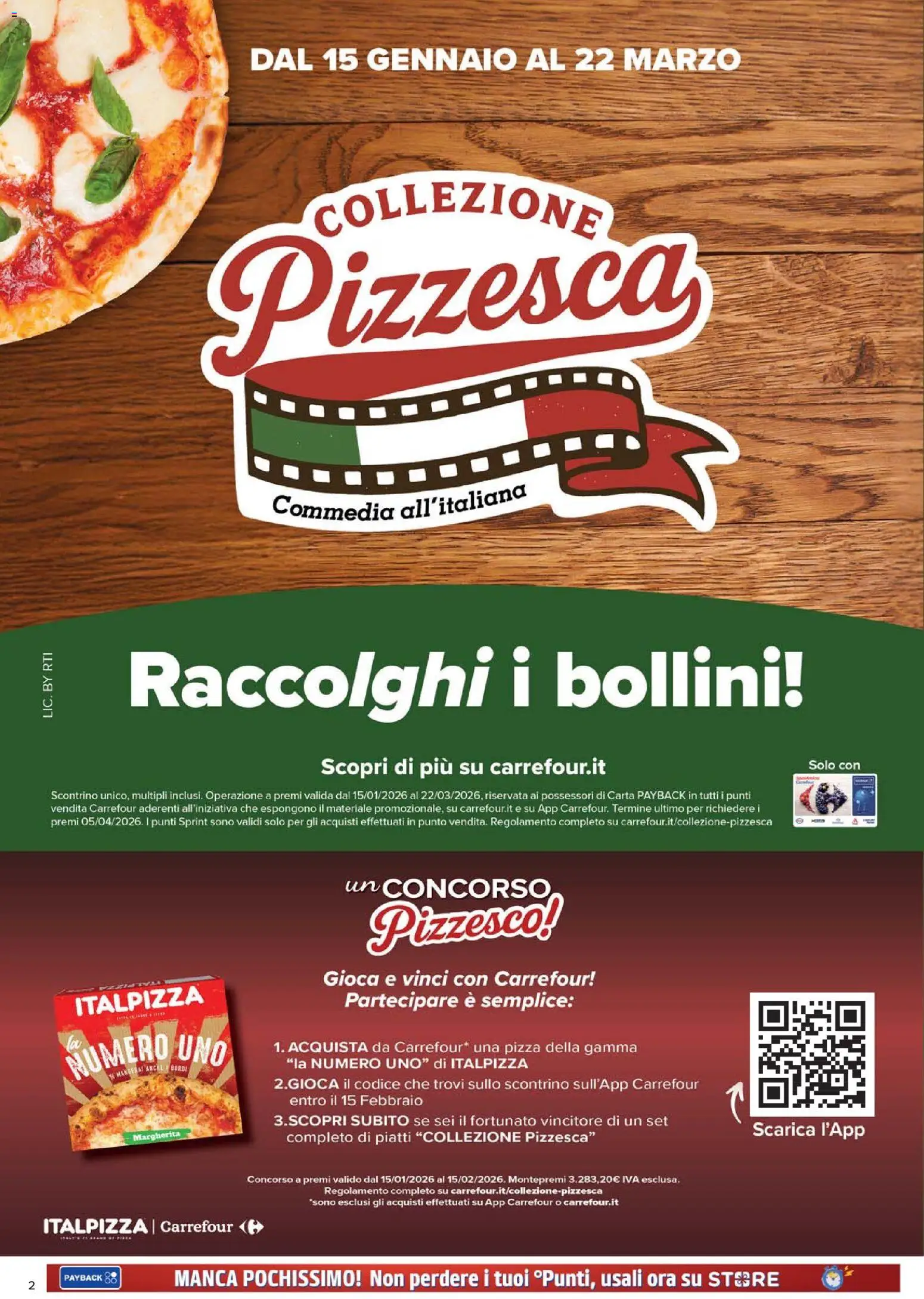 Volantino Carrefour del 15.01.2026 | Pagina: 2 | Prodotti: Pizza