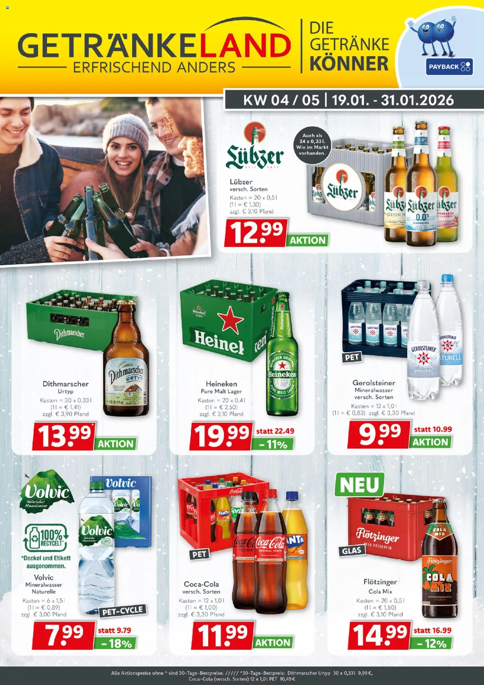 Getränkeland Prospekt – gültig ab 19.01.2026 | Seite: 1