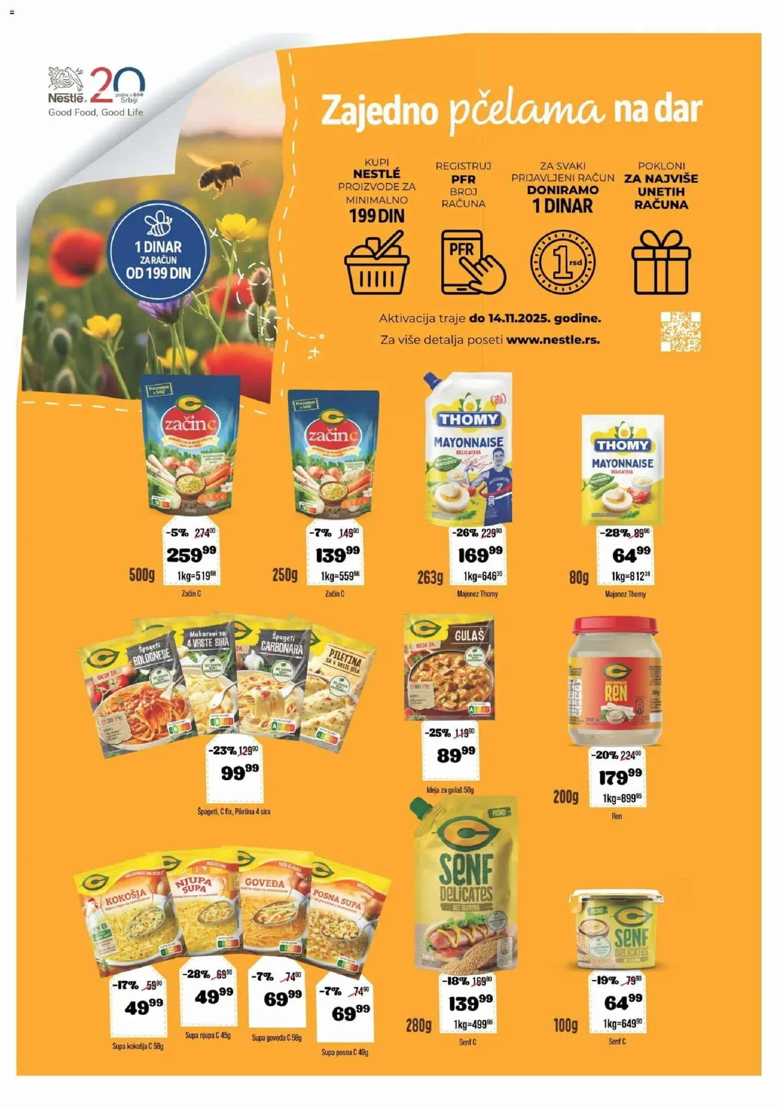 Europrom katalog - važi od 05.11.2025 | Strana: 3 | Proizvode: Majonez, Senf, Špageti, Piletina