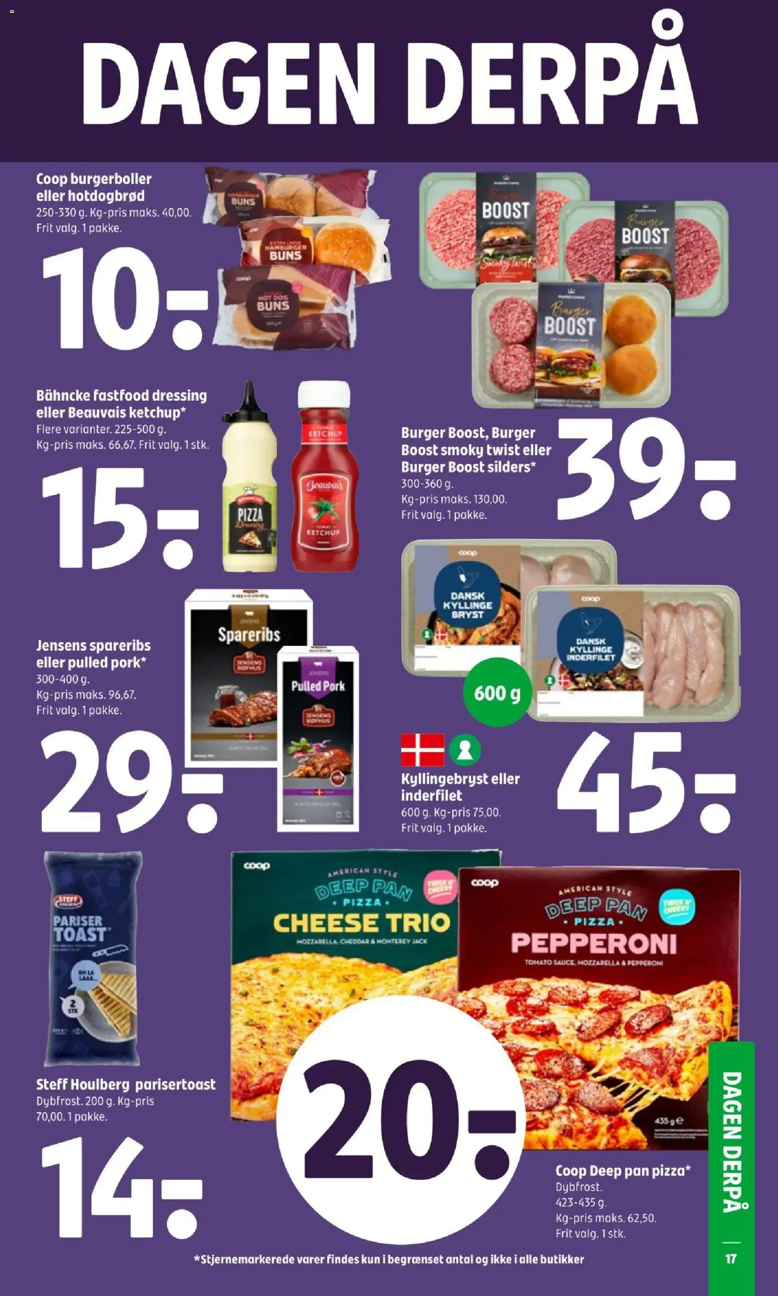 Coop 365 tilbudsavis – gyldig fra 27.12.2025 | Side: 19 | Produkter: Cheddar, Spareribs, Mozzarella, Hamburgere