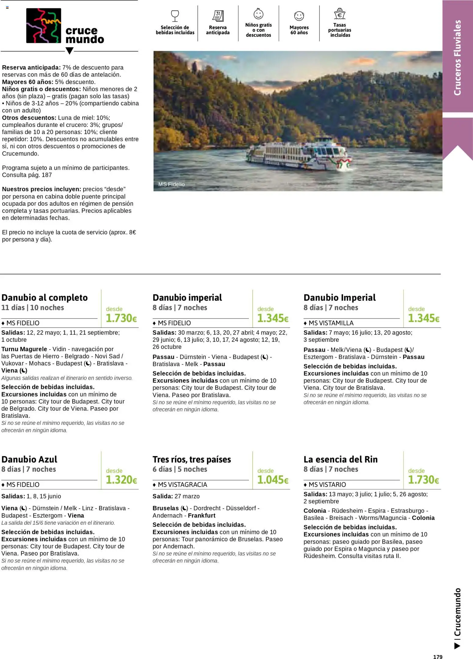 Viajes El Corte Inglés Cruceros marítimos │ válido desde el 01.01.2026 | Página: 180 | Productos: Colonia, Ψηφιακή κάμερα, Navegación