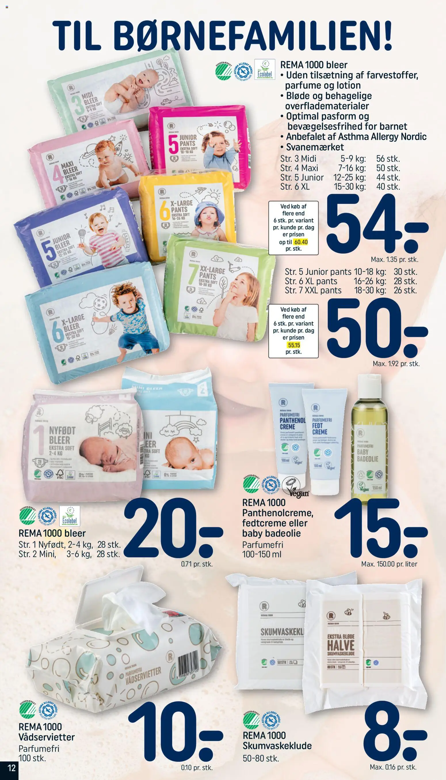 Rema 1000 tilbudsavis – gyldig fra 07.04.2026 | Side: 12 | Produkter: Parfume, Creme