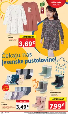 Lidl katalog | vrijedi od 25.08.2025 | Stranica: 28