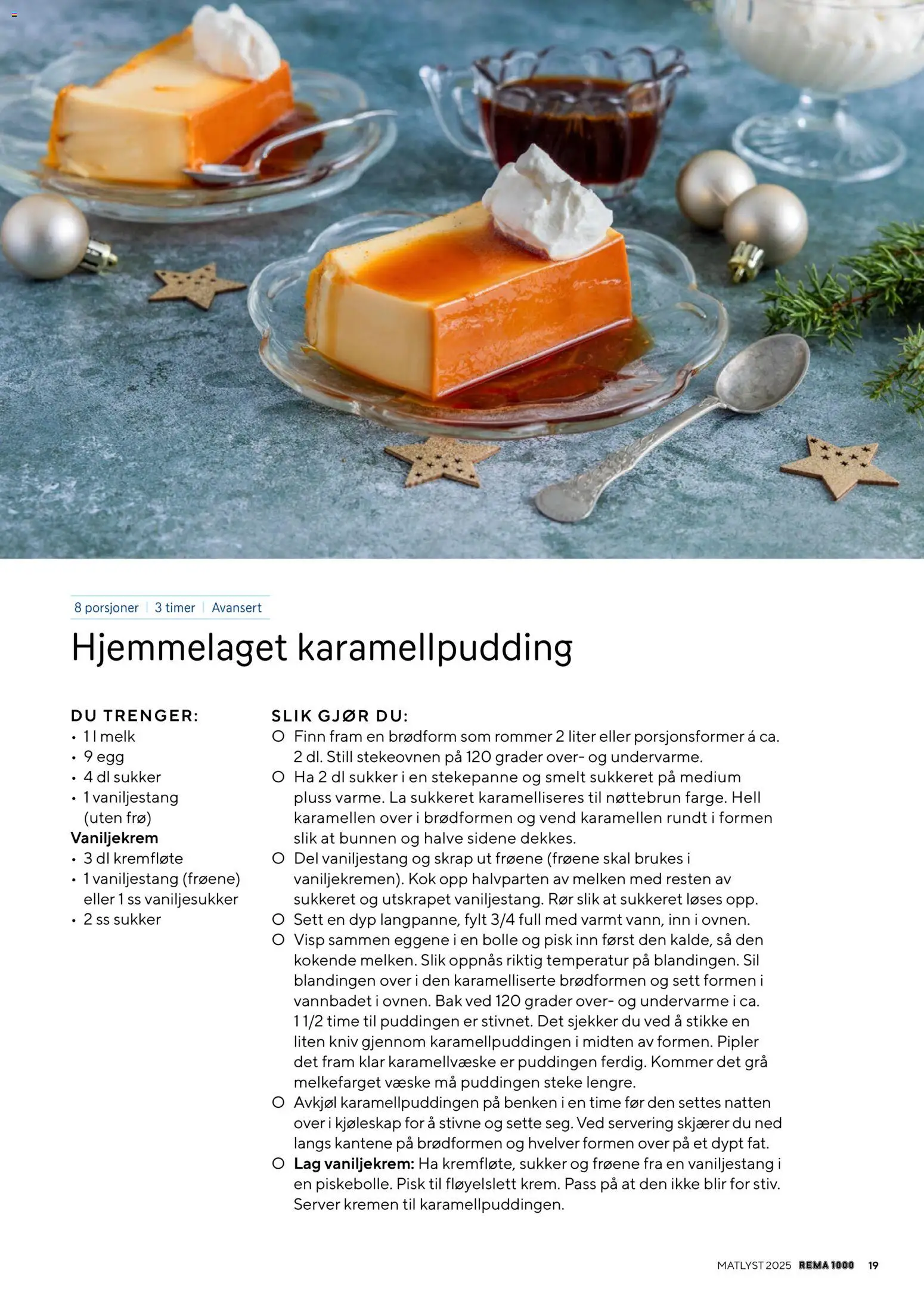 {H1} | Side: 19 | Produkter: Visp, Egg, Vaniljesukker, Суміш дитяча