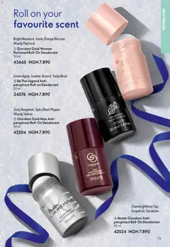 Offer preview "Oriflame - Catalogue 12/2025" | Page: 73 | Products: Deodorant, Antiperspirant