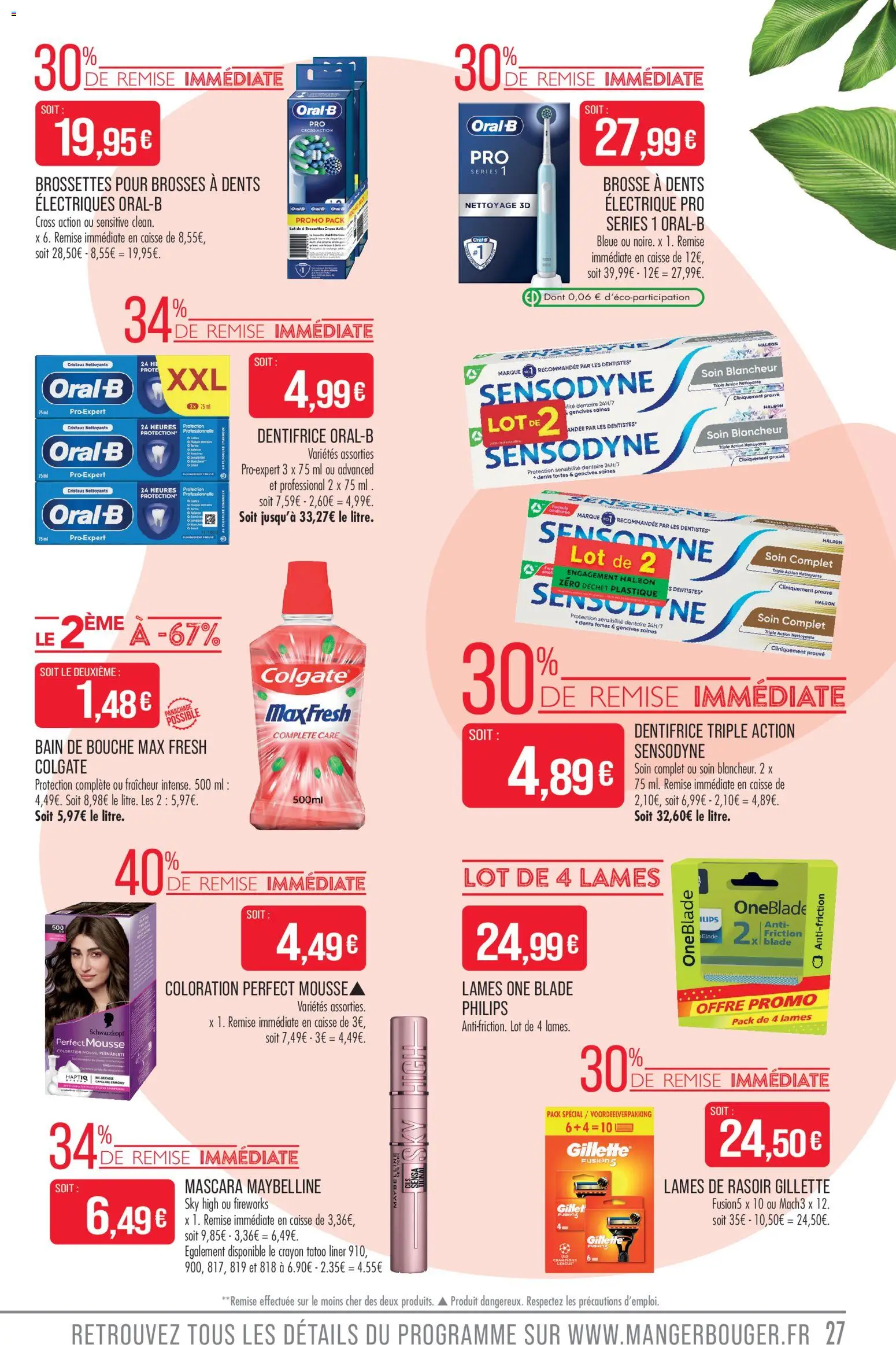 {H1} | Page: 27 | Produits: Coloration, Mascara, Bain de bouche, Crayon