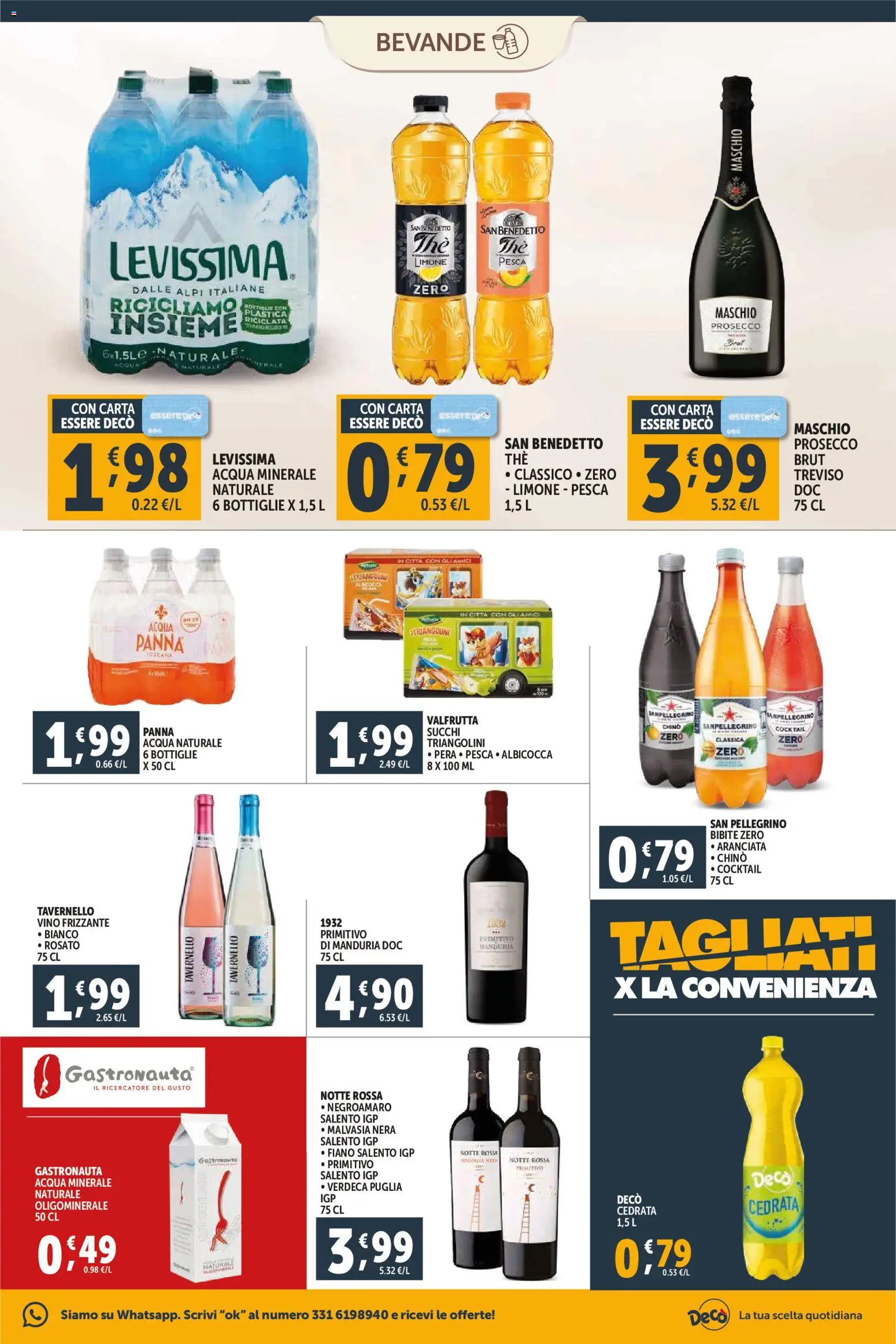 Volantino Decò del 30.01.2026 | Pagina: 11 | Prodotti: Prosecco, Limone, Bibite, Cedrata