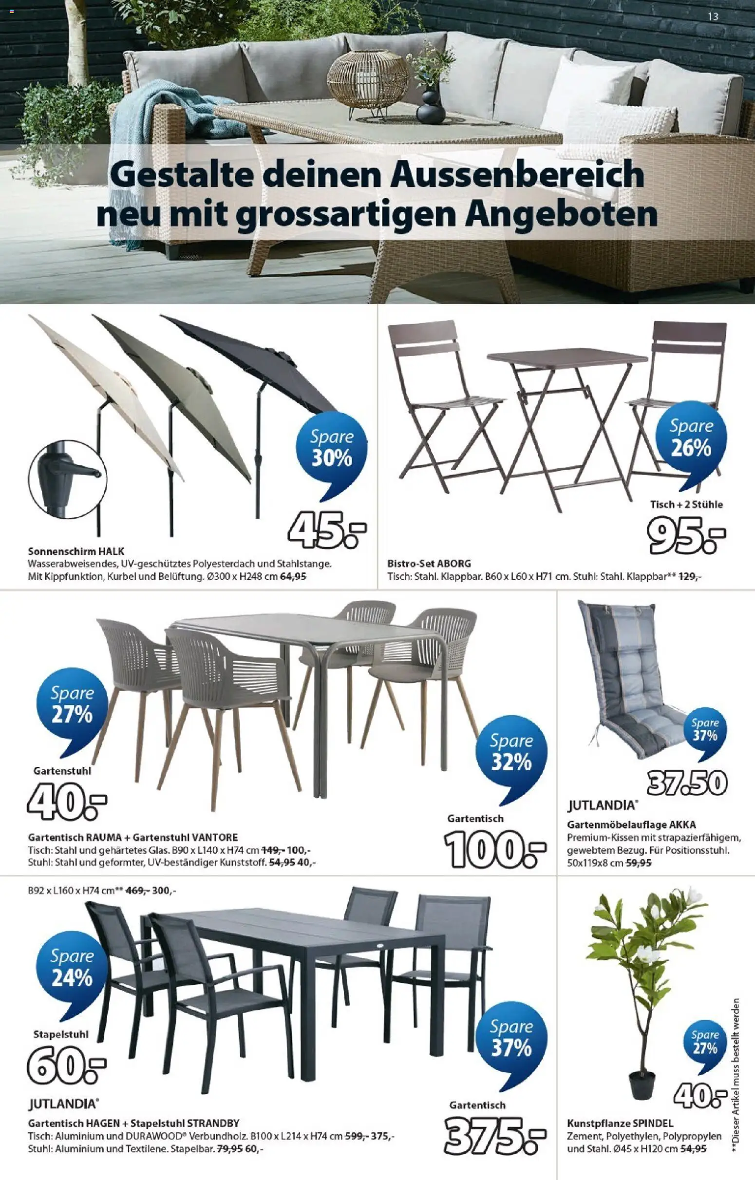 JYSK aktionen – gültig ab 14.04.2026 | Seite: 13 | Produkte: Tisch, Stuhl