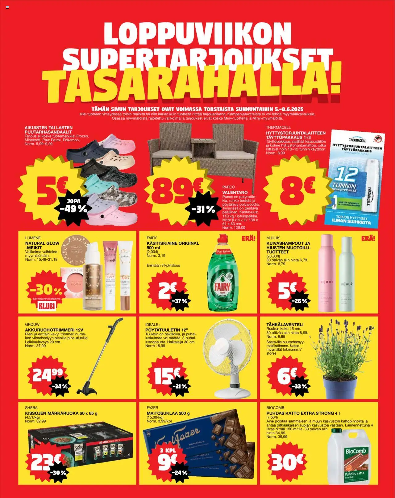  | Sivu: 24 | Tuotteet: Tuuletin, Bronzer, Voi, Pöytätuuletin