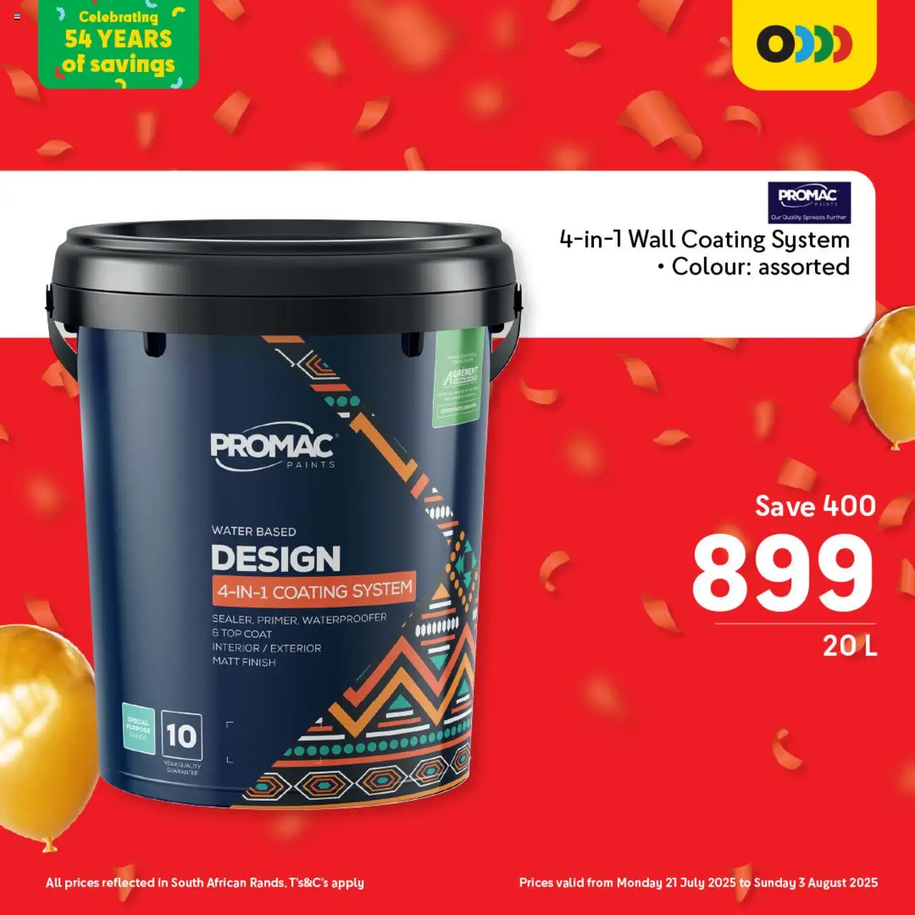 Makro Birthday Price-Drop DIY │ valid from 21.07.2025 | Page: 5 | Products: Coat, Water