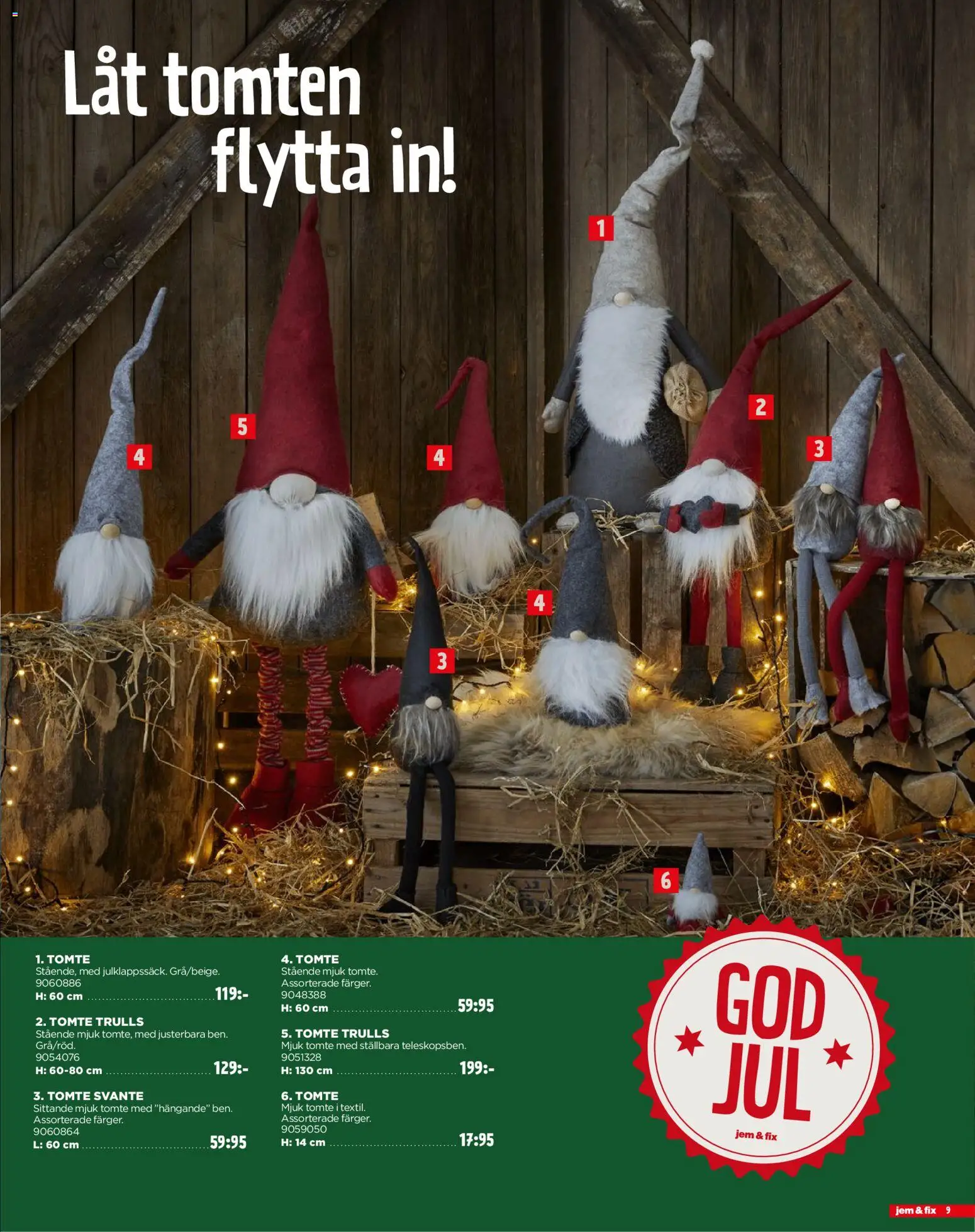 Jem & Fix reklamblad aktuell från 27.10.2025 | Sida: 9