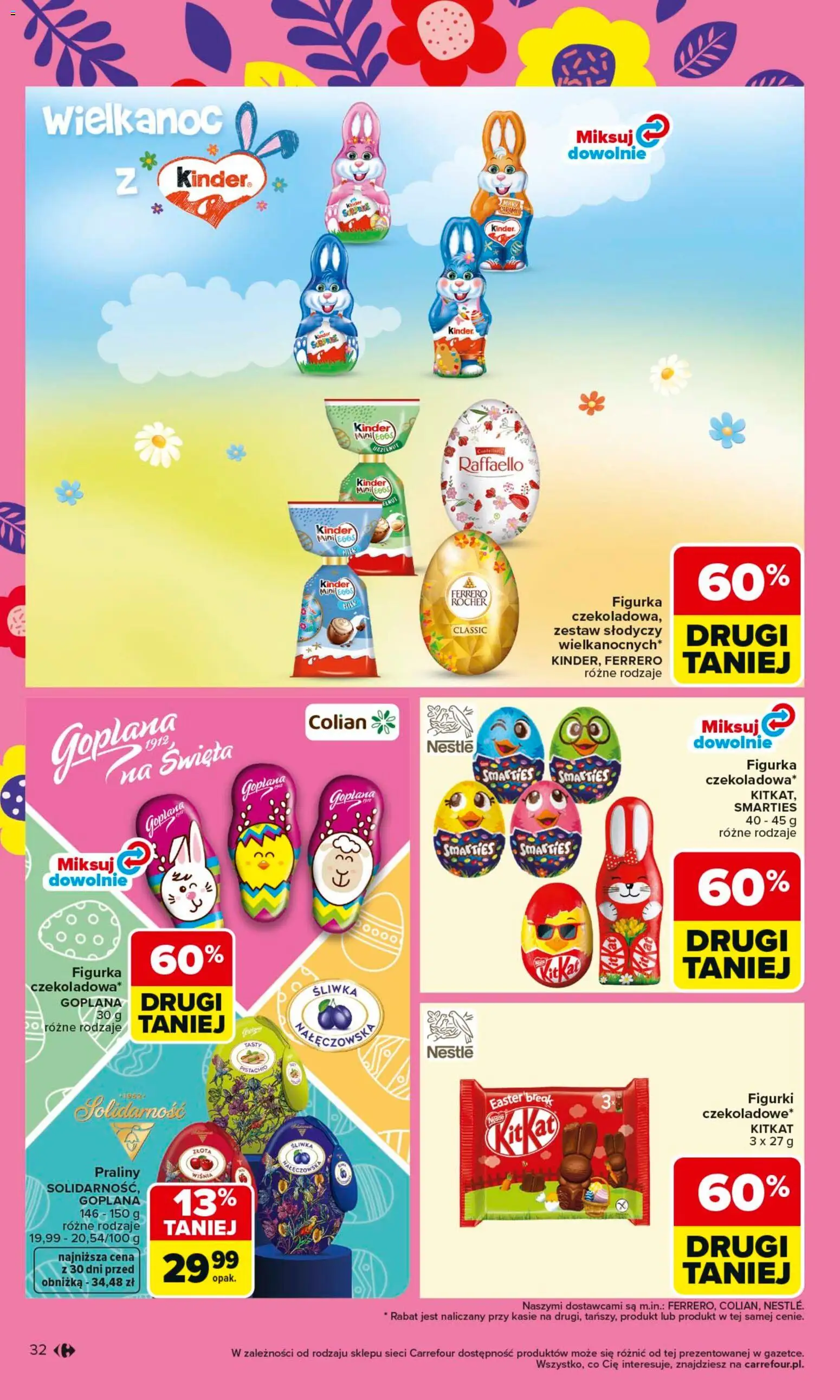 Carrefour gazetka od 16.03.2026 | Strona: 34 | Produkty: Praliny, Figurki