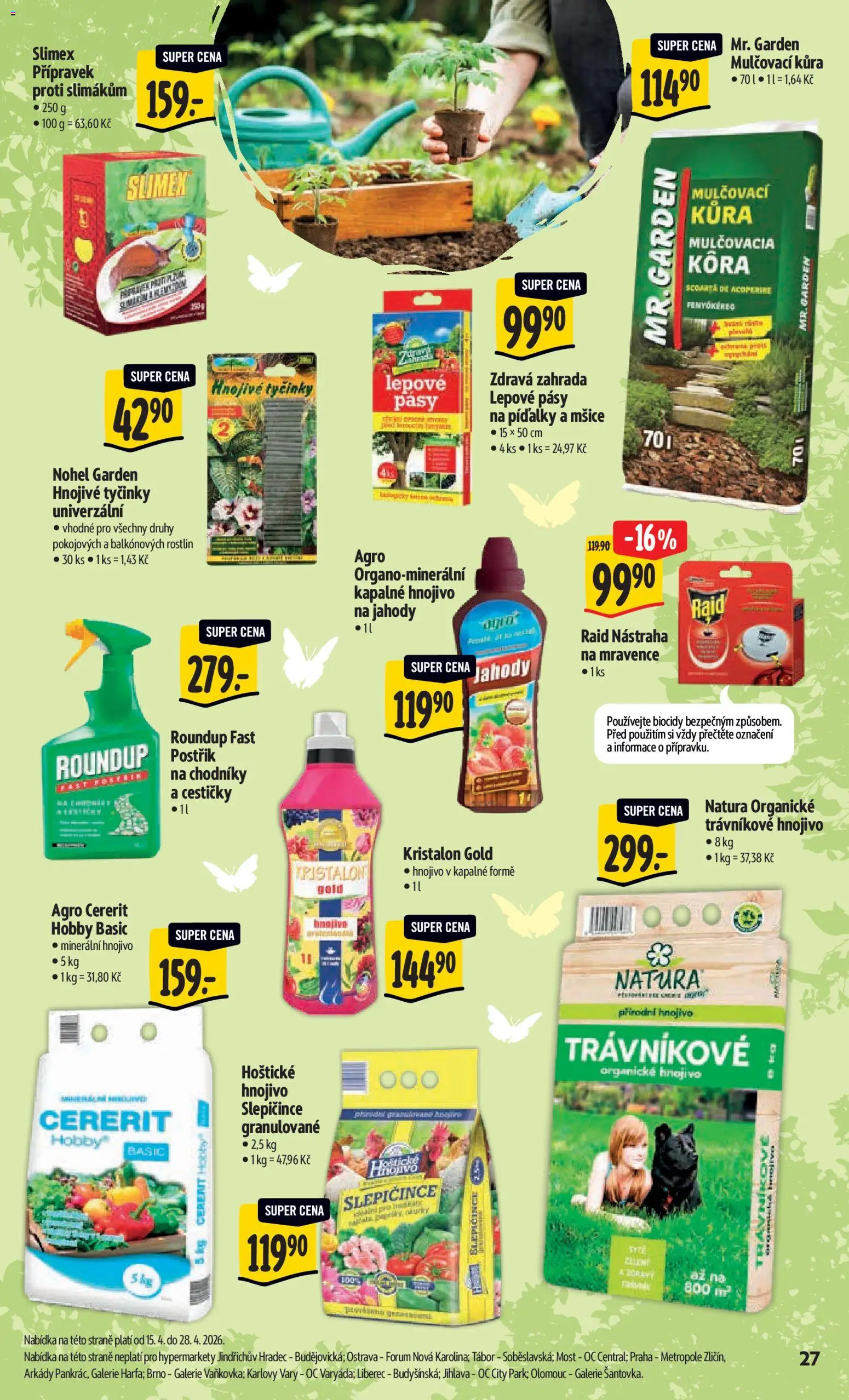 Albert leták - Hypermarket - Harfa od 15.04.2026 | Strana: 35 | Produkty: Mošt, Jahody, Mulčovací kůra, Hnojivo