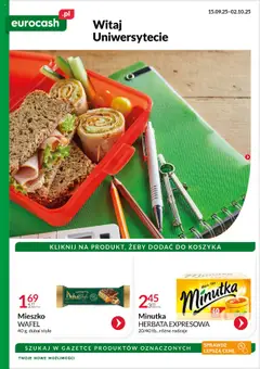 Pogląd oferty "Eurocash Gazetka - Witaj Uniwersytecie" - ważna od 15.09.2025
