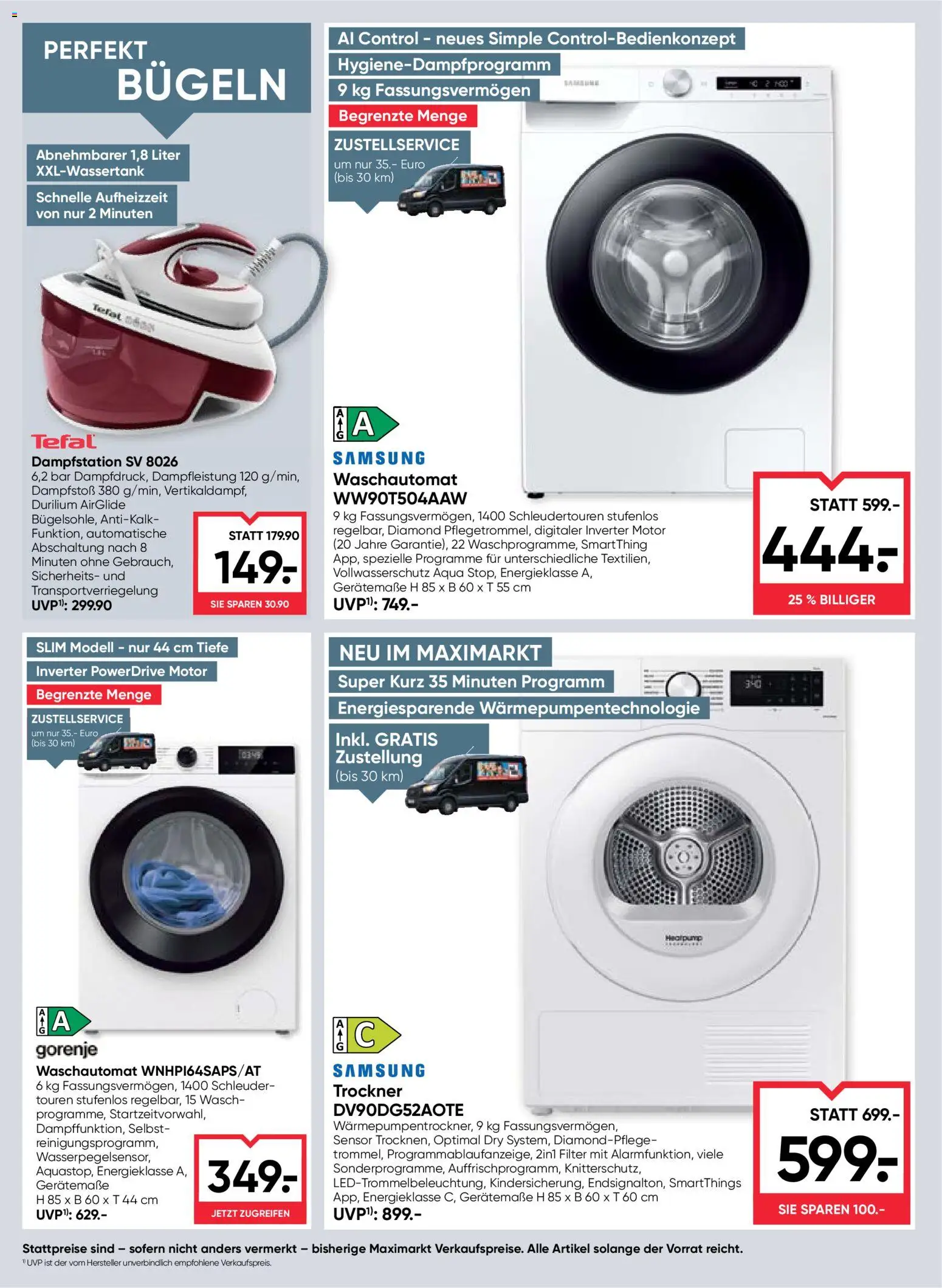 Maximarkt Flugblatt gültig ab 12.03.2026 | Seite: 18 | Produkte: Trockner, Samsung