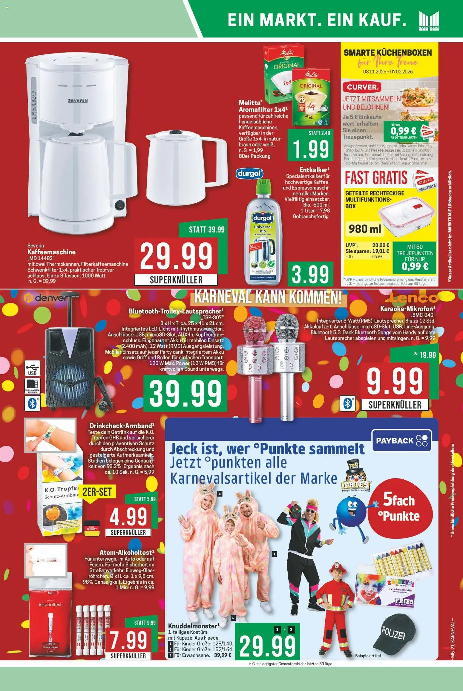 Marktkauf Prospekt 	 – gültig ab 26.01.2026 | Seite: 21 | Produkte: Lautsprecher, Melitta, Kaffeemaschine, Kaffee