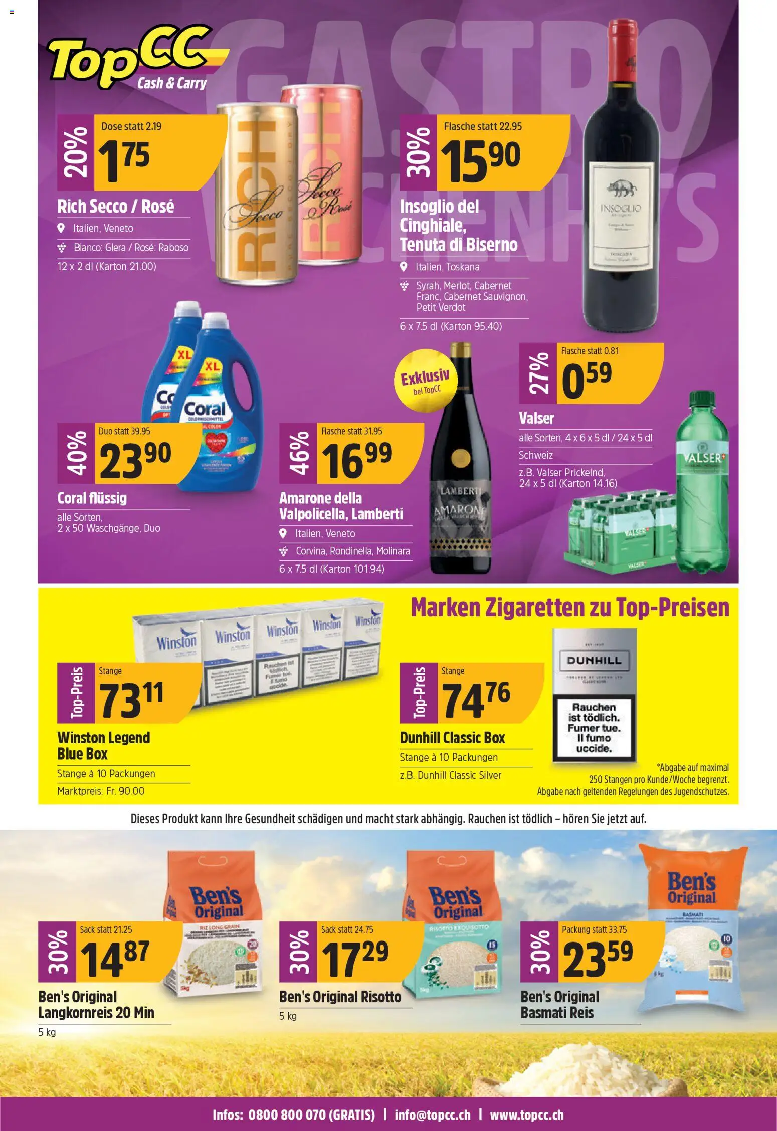TopCC Aktionen – gültig ab 12.01.2026 | Seite: 24 | Produkte: Box, Reis