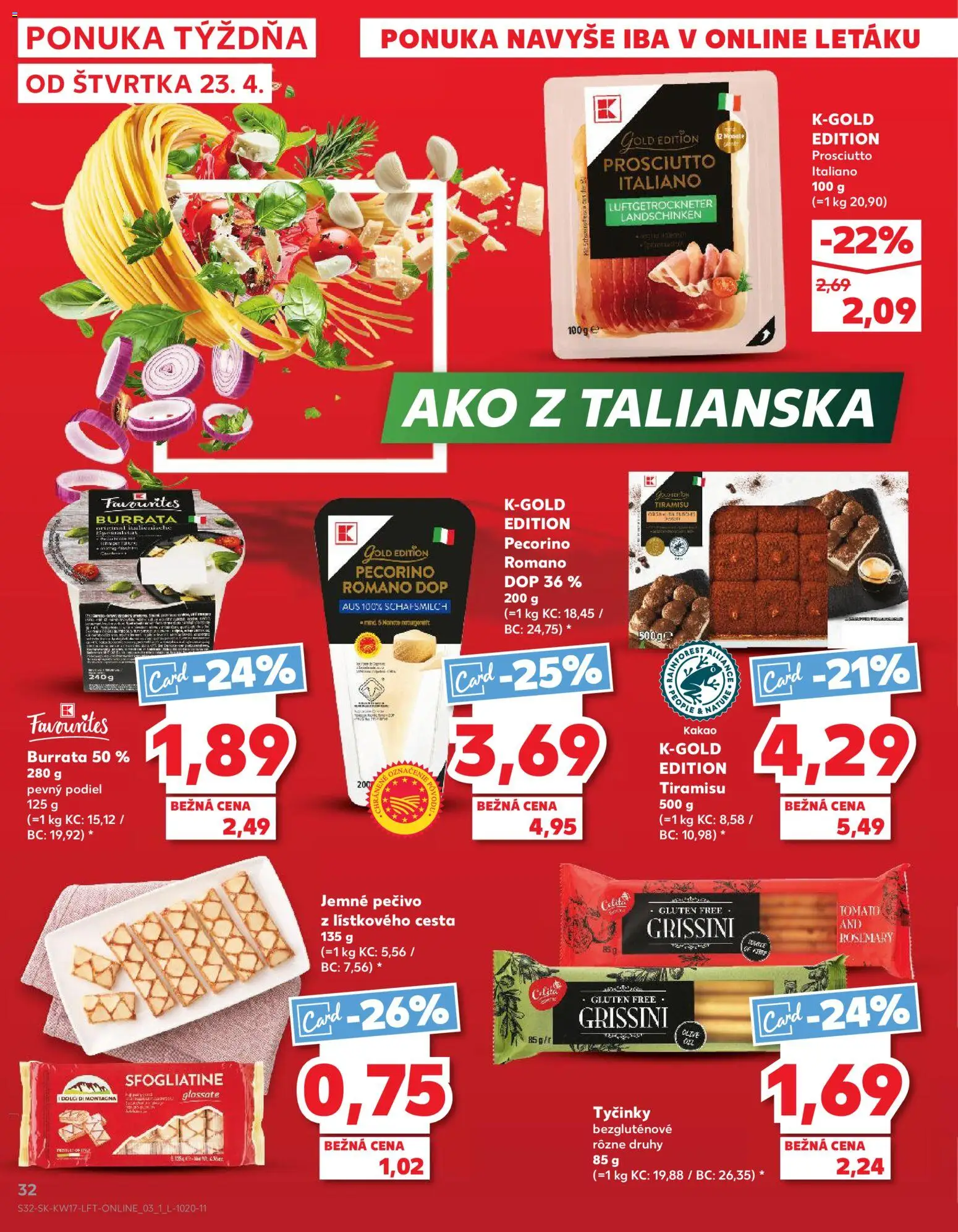 Nové Kaufland akcie – leták je platný od 23.04.2026 | Strana: 32 | Produkty: Kakao