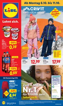 Lidl Prospekt 	 ab 06.10.2025 gültig