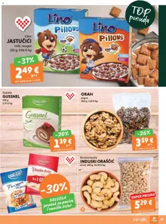 Studenac katalog | vrijedi od 10.09.2025 | Stranica: 31 | Proizvodi: Lino Pillows, Pecivo, Vanilin šećer, Orah