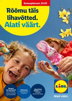 Lidl kliendilehe eelvaade alates 23.02.2026