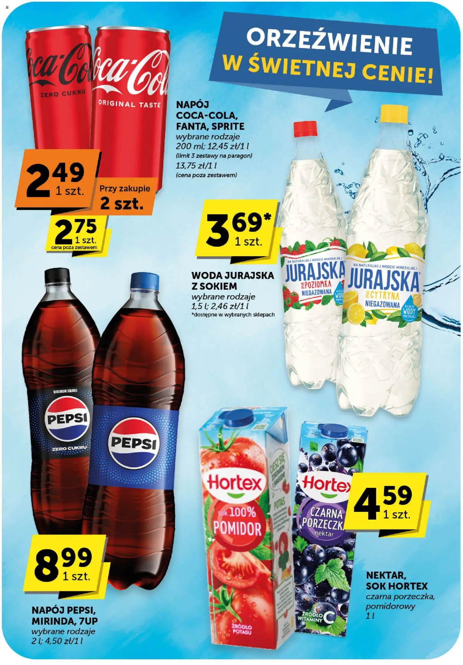 ABC Gazetka od 13.11.2025 | Strona: 37 | Produkty: Pepsi, Sprite, Sok, Woda
