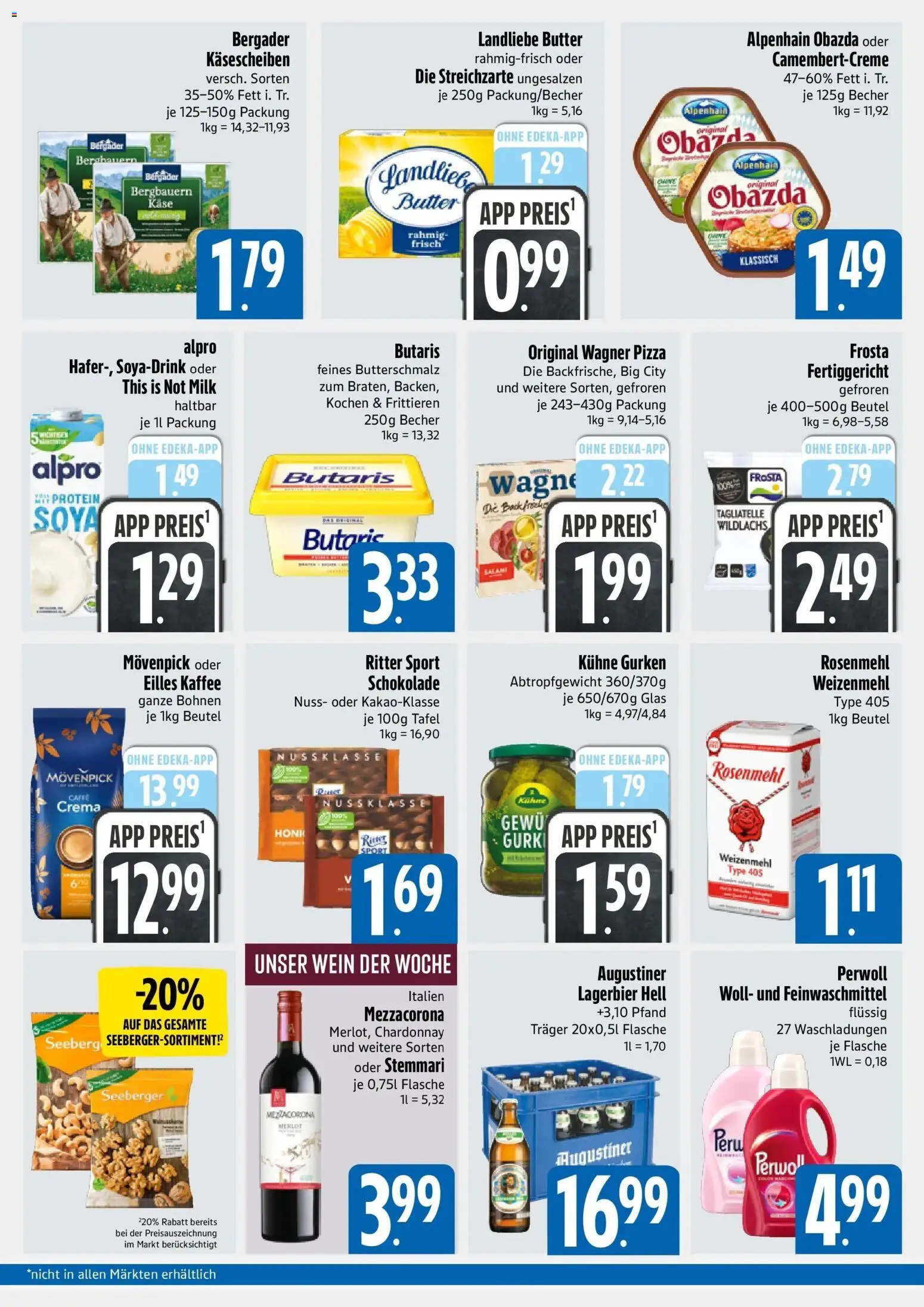 Edeka prospekt München	 – gültig ab 11.01.2026 | Seite: 2 | Produkte: Butterschmalz, Perwoll, Pizza, Gurken