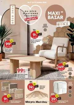 Maxi Bazar - Prévisualisation de Maxi Bazar catalogue  valide à partir de 01.10.2025
