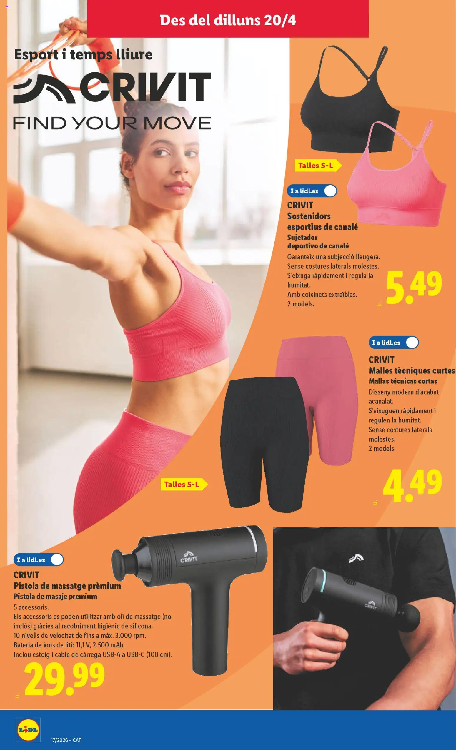 Lidl folleto de bazar │ válido desde el 20.04.2026 | Página: 8 | Productos: Cable, Batería