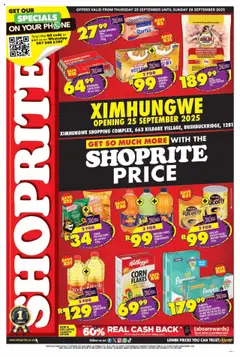 Shoprite specials catalogue – valid from 25.09.2025