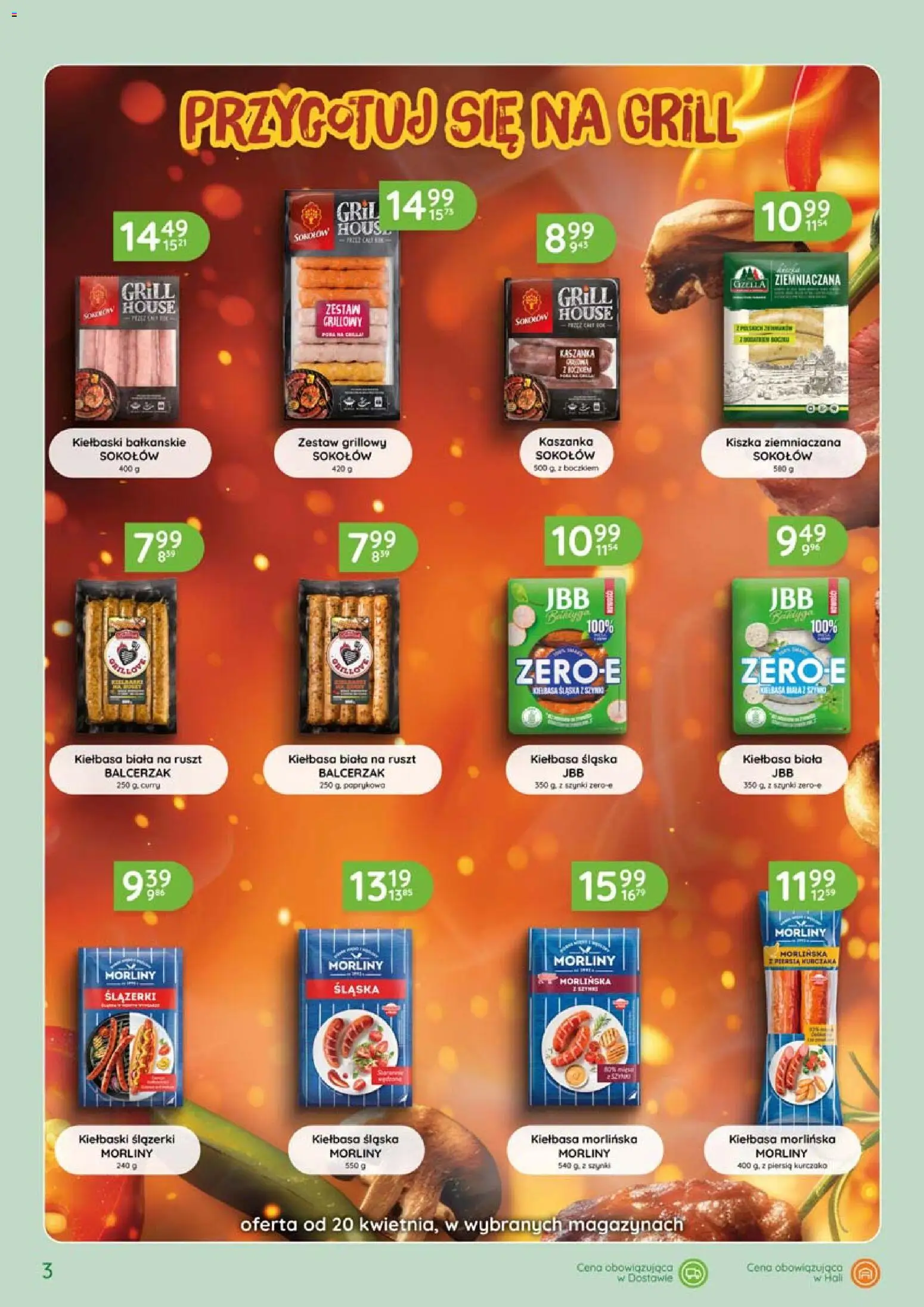 Eurocash gazetka - Katalog Wędlin od 02.04.2026 | Strona: 3 | Produkty: Kiełbasa, Kaszanka, Ruszt, Kiełbasa śląska