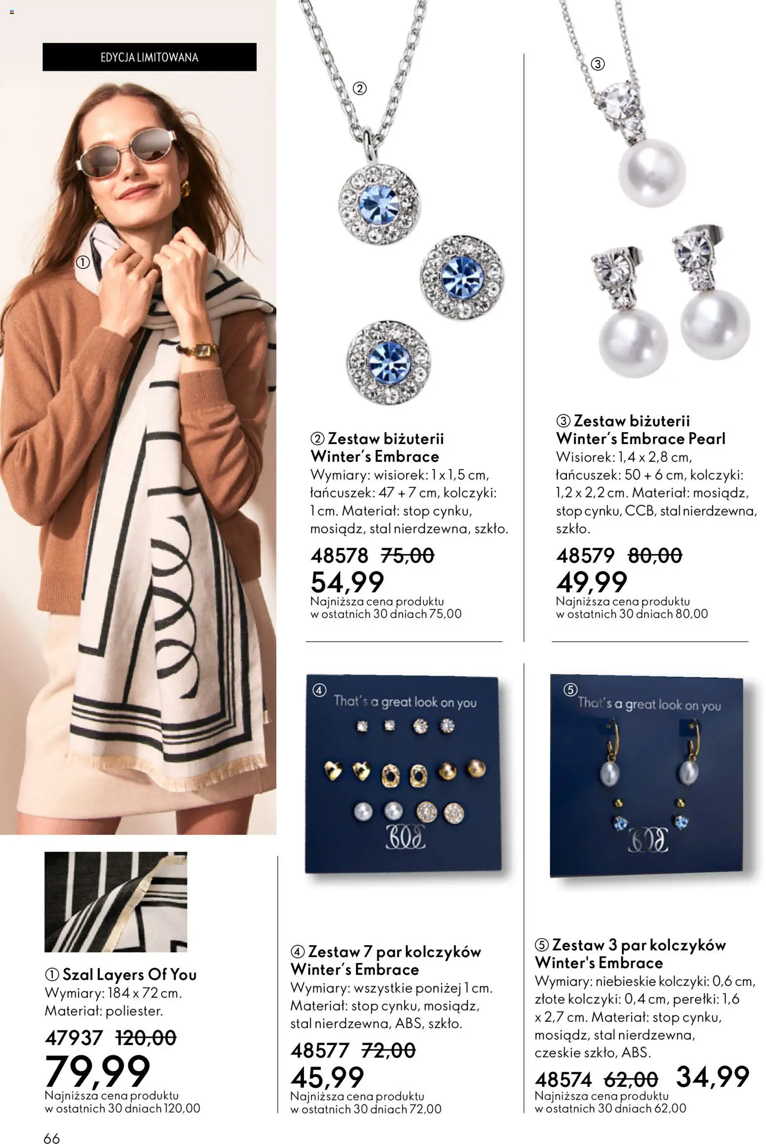 Oriflame Katalog 4 2026 od 04.03.2026 | Strona: 66 | Produkty: Wisiorek, Szal