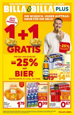 Billa Flugblatt - Oberösterreich ab 08.01.2026 gültig