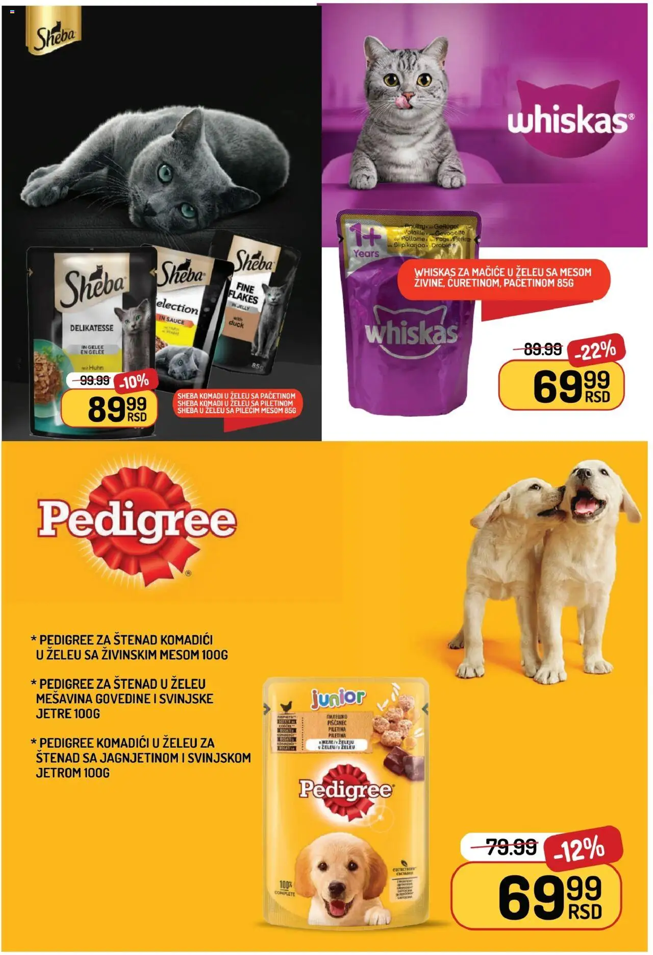 Aman katalog - važi od 19.09.2025 | Strana: 17 | Proizvode: Pedigree, Piletina, Whiskas