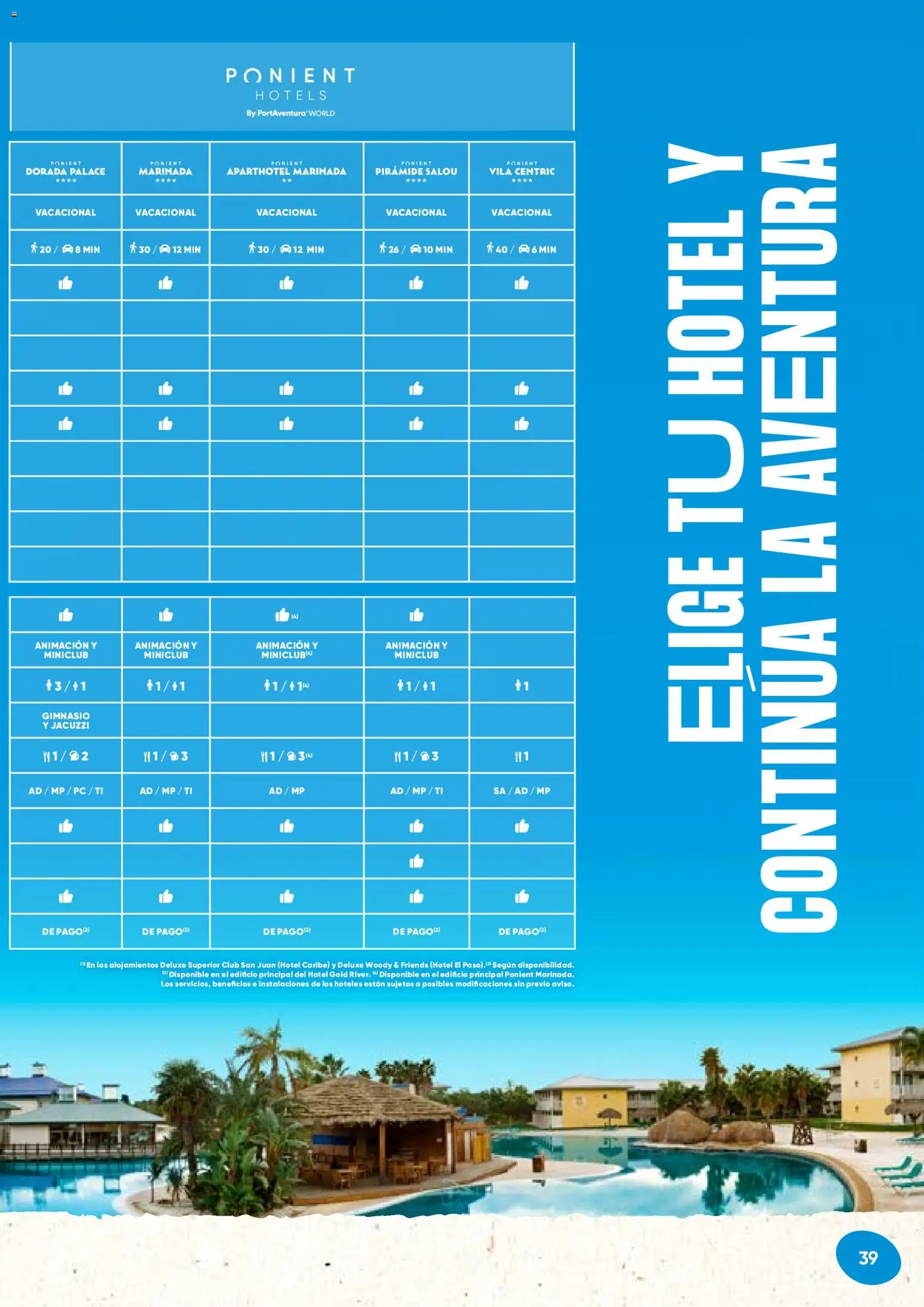 Viajes El Corte Inglés PortAventura World │ válido desde el 22.04.2026 | Página: 39 | Productos: PC