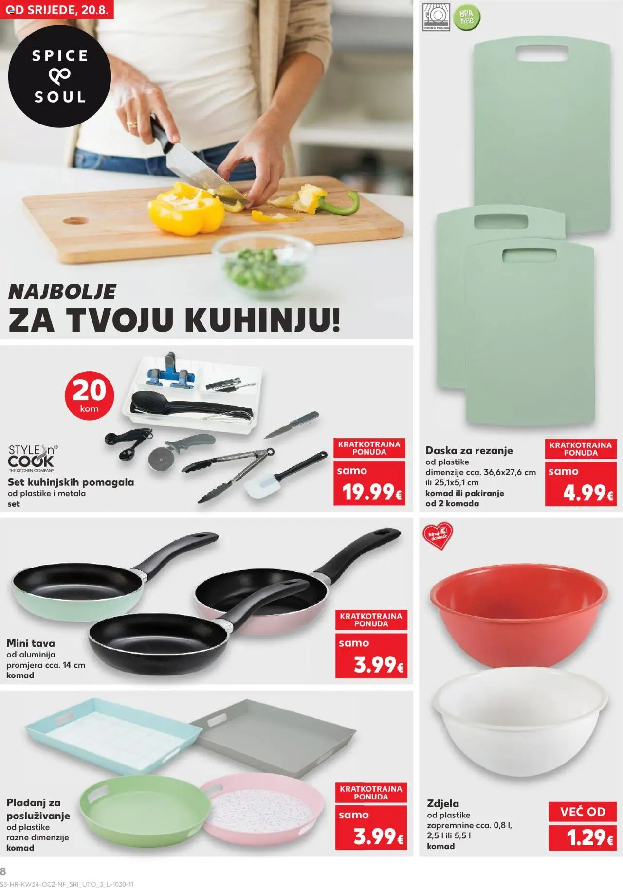 Kaufland katalog | vrijedi od 20.08.2025 | Stranica: 8 | Proizvodi: Perilica posuđa, Pan, Zdjela, Pladanj