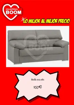 Vista previa Muebles Boom folleto válido desde el 01.10.2025 | Página: 9 | Productos: Muebles, Sofá