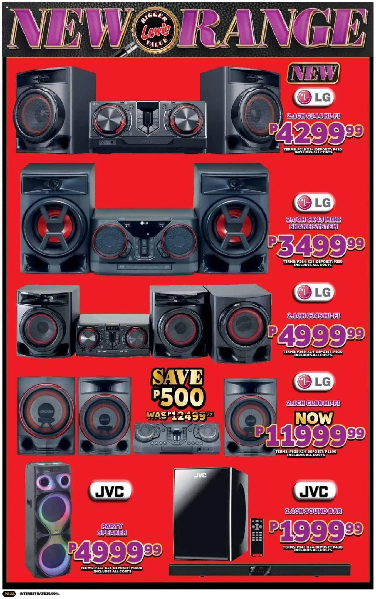 New Lewis Stores catalogue – valid from 01.10.2025 | Page: 22 | Products: Speaker