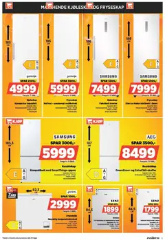 Forhåndsvisning av Power kundeavis gyldig fra 20.04.2026 | Side: 5 | Produkter: Fryseskap, Kjøleskap, Håndtak, Interiør