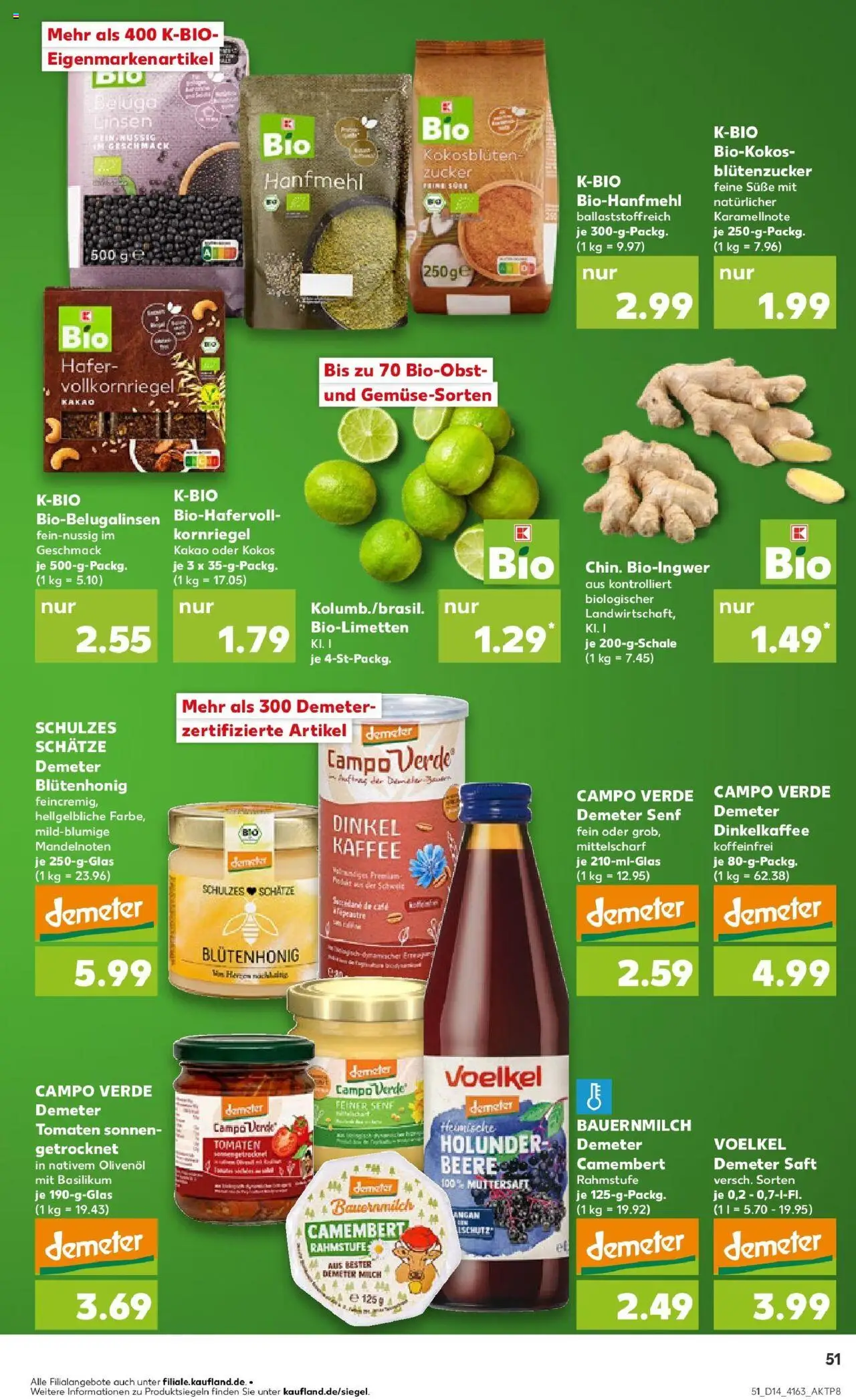 Kaufland - Dreieich-Sprendlingen, Robert-Bosch-Straße 15 - gültig ab dem 03.04.2025 | Seite: 51 | Produkte: Olivenol, Tomaten, Zucker, Saft