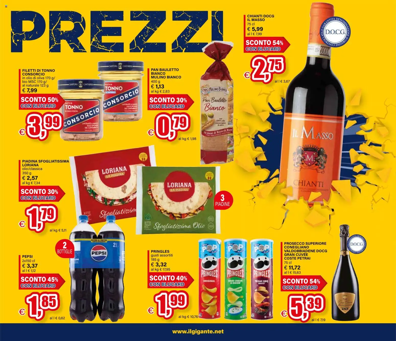 Volantino Il Gigante del 23.04.2026 | Pagina: 3 | Prodotti: Piadina, Letto, Pepsi, Olio di Oliva